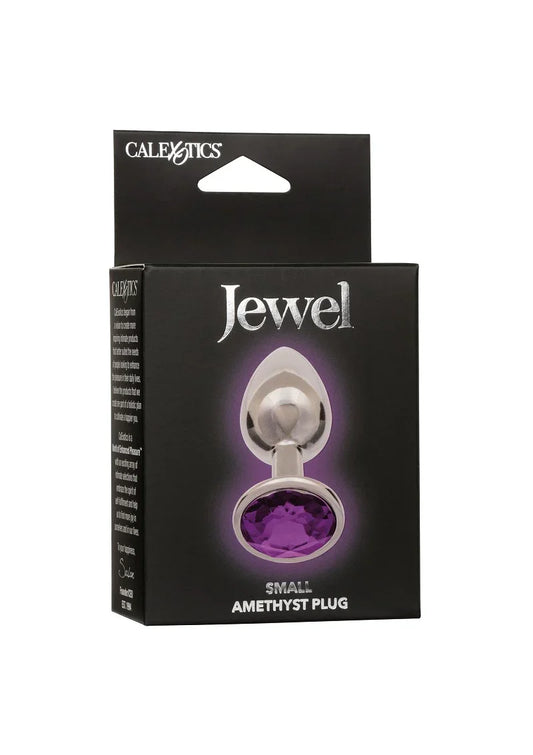Jewel Small Amethyst Plug by CalExotics - Happytoys Sexshop: Toys for Feeling Happy & Easy 😊 - Discreet geleverd