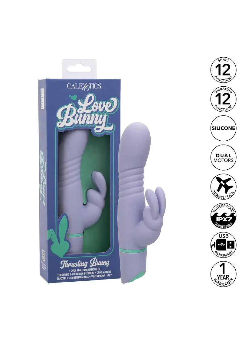 Bestel: Love Bunny Thrusting Bunny by CalExotics - bij Happytoys.nl, happytoys.be, Happytoys.ae: erotische sex webshop | liever Happy dan Easy ⭐⭐⭐⭐⭐