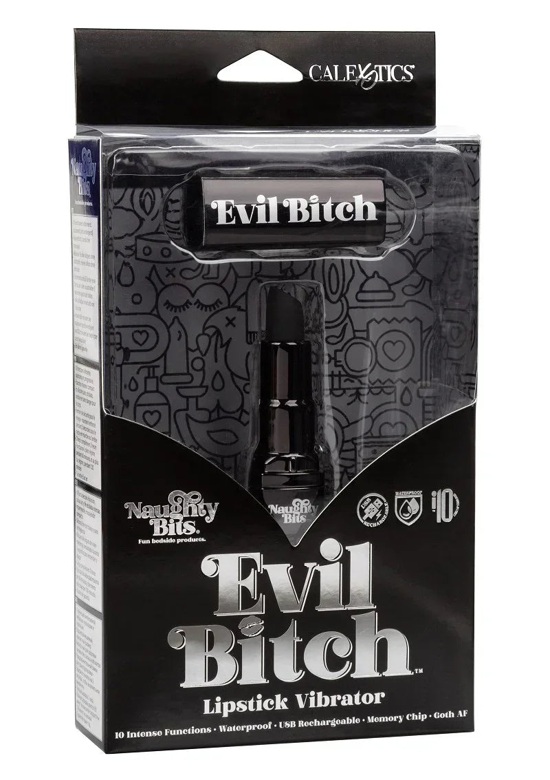 Bestel: Naughty Bits Evil Bitch Lipstick Vibrator by CalExotics - bij Happytoys.nl, happytoys.be, Happytoys.ae: erotische sex webshop | liever Happy dan Easy βββββ