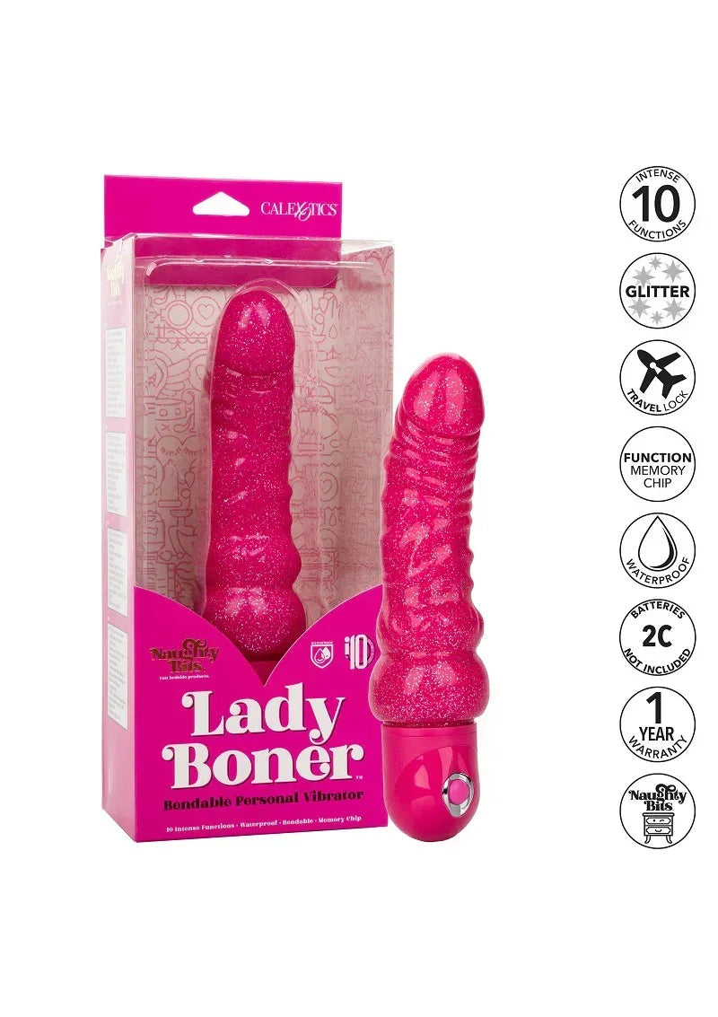 CalExoticsNaughtyBitsLadyBonerBendablePersonalVibrator10 @ Happytoys Sexshop: online sex shop for Feeling Happy & Easy π the erotic store owned by a woman
