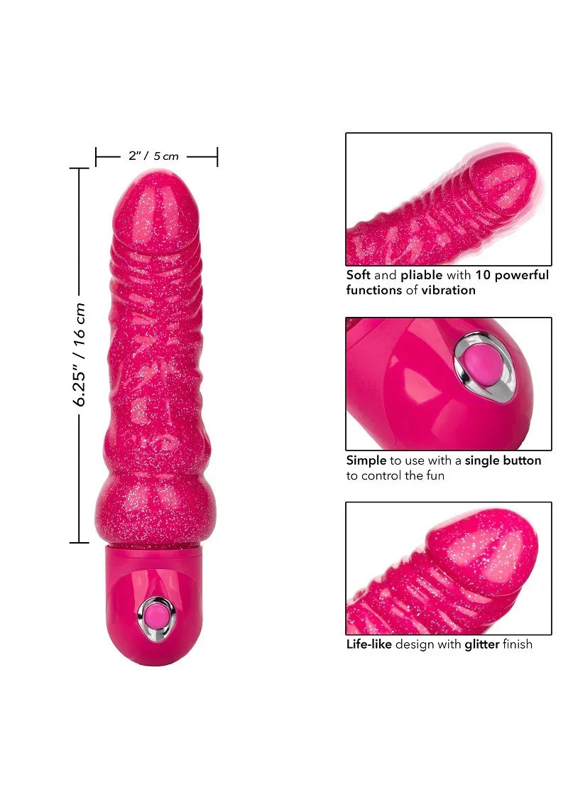 Bestel: Lady Boner Bendable Vibrator by CalExotics Naughty Bits - bij Happytoys.nl, happytoys.be, Happytoys.ae: erotische sex webshop | liever Happy dan Easy βββββ