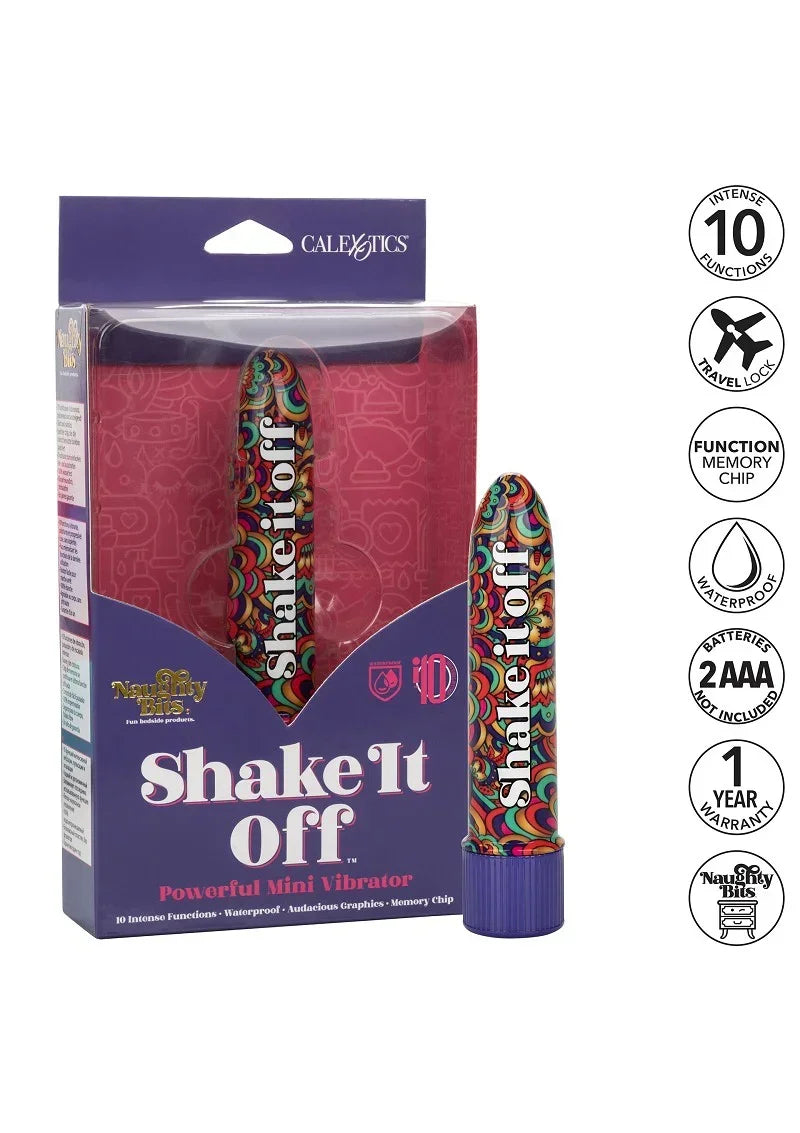 CalExoticsNaughtyBitsShakeItOffPowerfulMiniVibrator9 @ Happytoys Sexshop: online sex shop for Feeling Happy & Easy π the erotic store owned by a woman