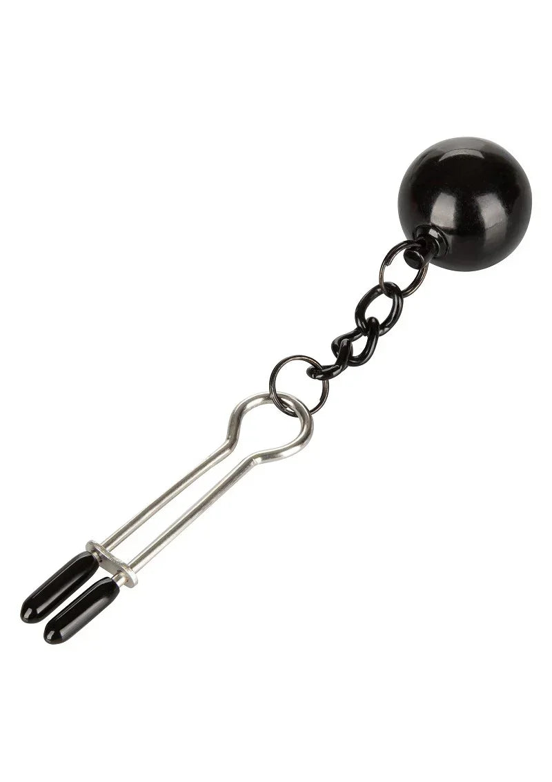 Bestel: Weighted Tweezer Nipple Clamps by CalExotics - bij Happytoys.nl, happytoys.be, Happytoys.ae: erotische sex webshop | liever Happy dan Easy ⭐⭐⭐⭐⭐