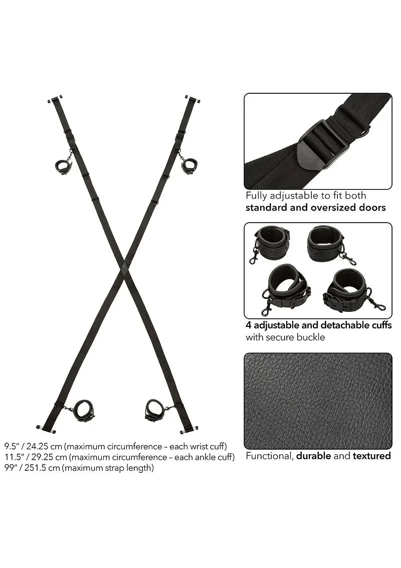 Bestel: Nocturnal Over The Door Cross by CalExotics - bij Happytoys.nl, happytoys.be, Happytoys.ae: erotische sex webshop | liever Happy dan Easy βββββ