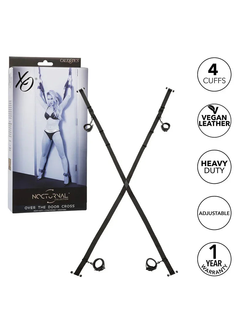 Bestel: Nocturnal Over The Door Cross by CalExotics - bij Happytoys.nl, happytoys.be, Happytoys.ae: erotische sex webshop | liever Happy dan Easy βββββ
