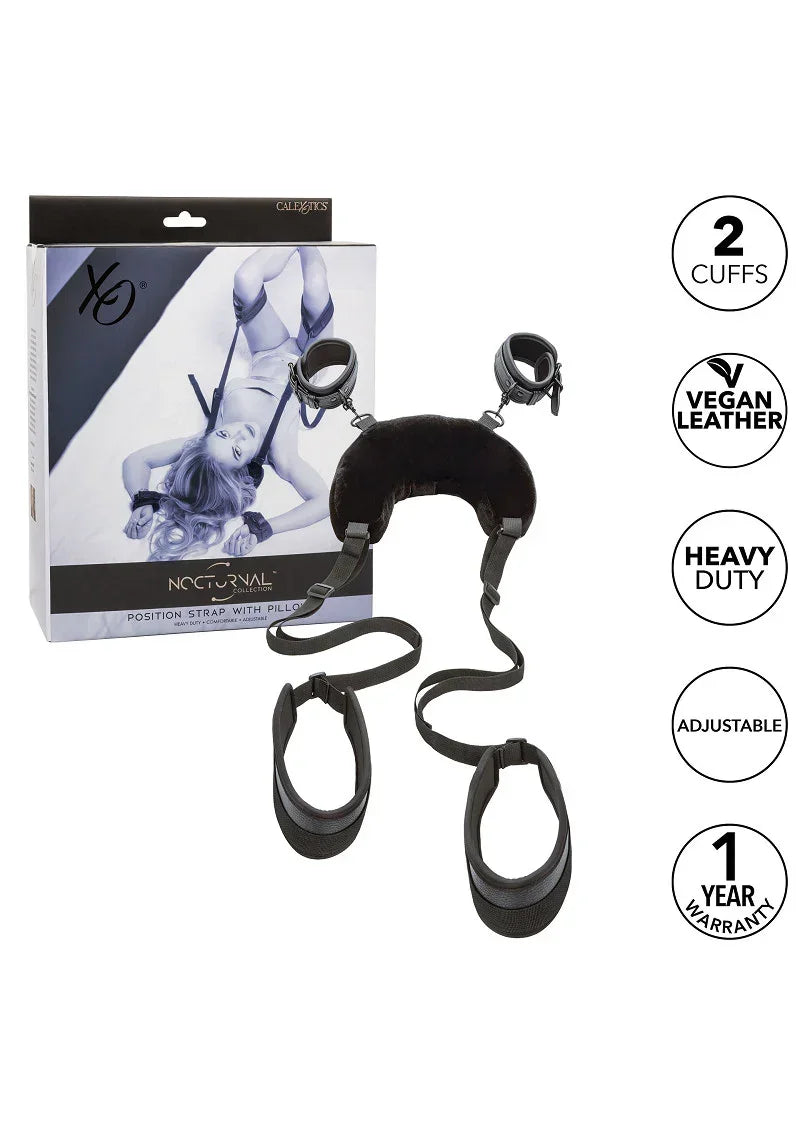 Bestel: Nocturnal Position Strap with Pillow by CalExotics - bij Happytoys.nl, happytoys.be, Happytoys.ae: erotische sex webshop | liever Happy dan Easy βββββ