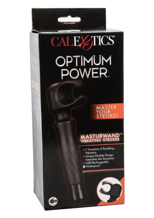 ♂ CalExotics Optimum Power Masturwand Vibrating Stroker - Happytoys Sexshop: Toys for Feeling Happy & Easy 😊 - Discreet geleverd