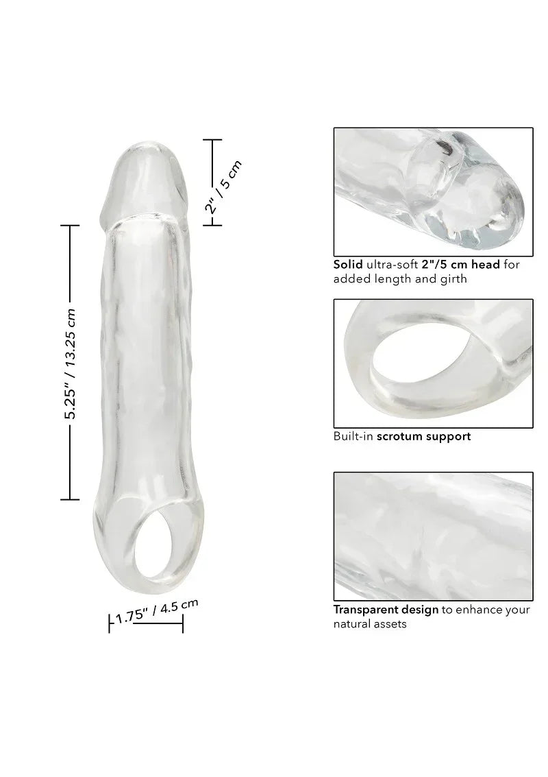 Bestel: Performance Maxx Clear Extension 7.5' by CalExotics - bij Happytoys.nl, happytoys.be, Happytoys.ae: erotische sex webshop | liever Happy dan Easy βββββ