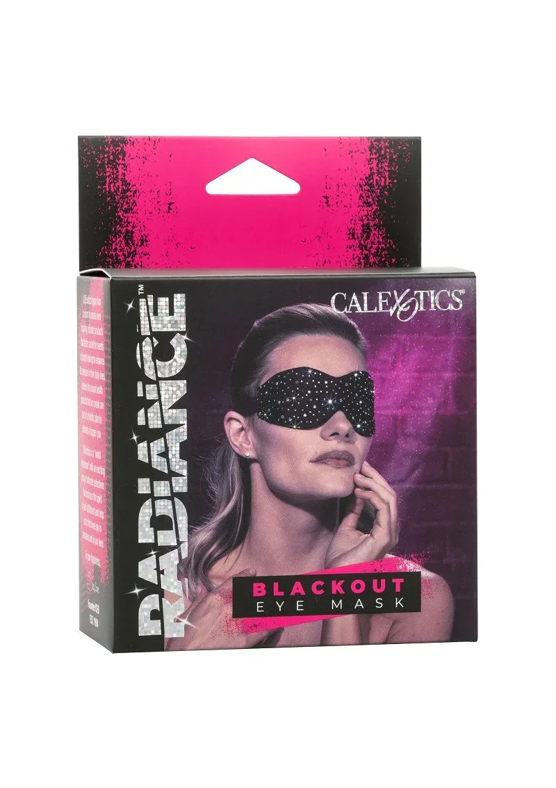 Bestel: Radiance Blackout Eye Mask by CalExotics - bij Happytoys.nl, happytoys.be, Happytoys.ae: erotische sex webshop | liever Happy dan Easy ⭐⭐⭐⭐⭐