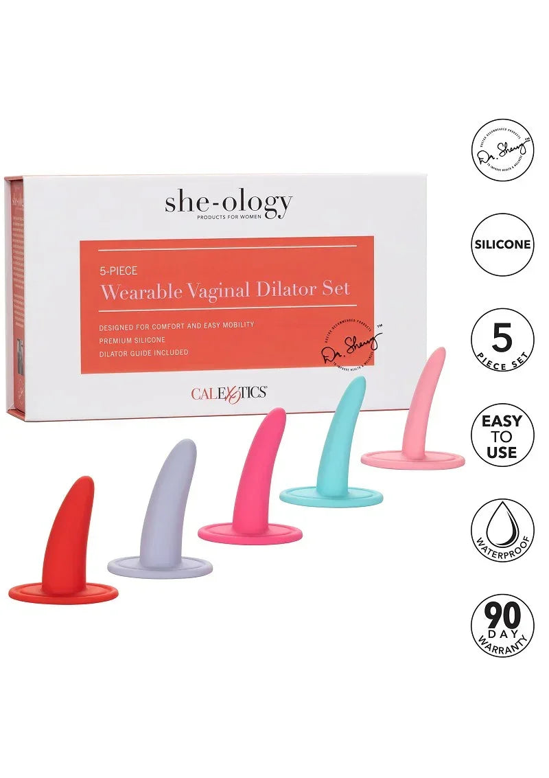 Bestel: She - ology 5 - piece Wearable Vaginal Dilator Set by CalExotics - bij Happytoys.nl, happytoys.be, Happytoys.ae: erotische sex webshop | liever Happy dan Easy βββββ