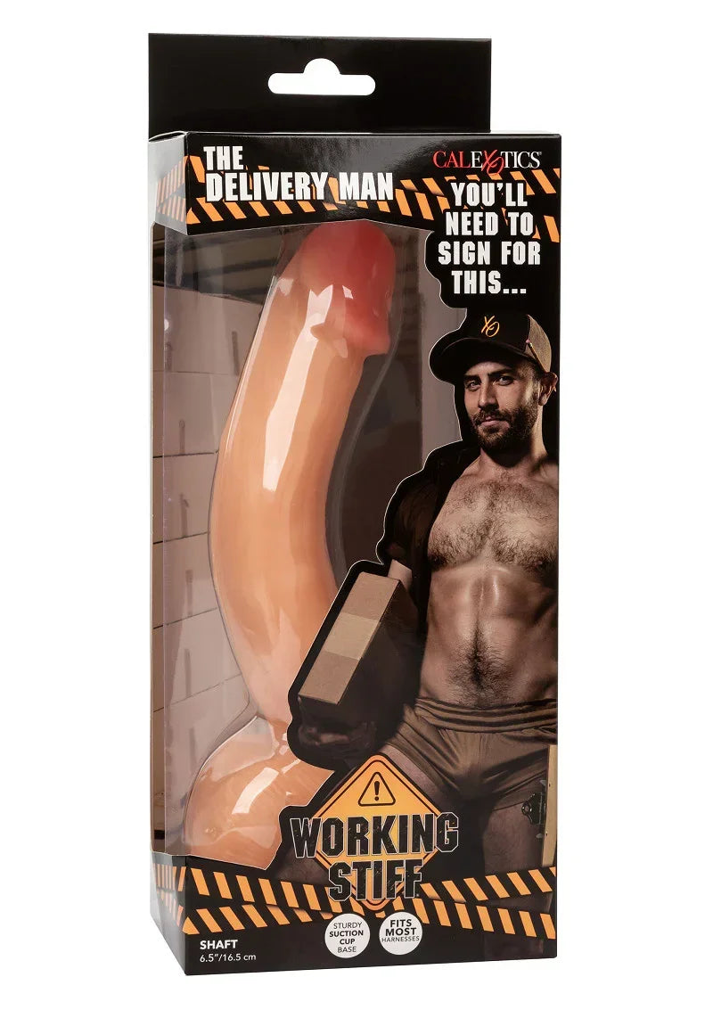 Bestel: Working Stiff The Delivery Man by CalExotics - bij Happytoys.nl, happytoys.be, Happytoys.ae: erotische sex webshop | liever Happy dan Easy ⭐⭐⭐⭐⭐