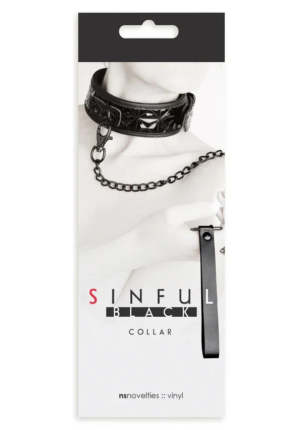 Collar Black by NS Novelties - Happytoys Sexshop: online sex shop for Feeling Happy & Easy 😊 - Discreet geleverd