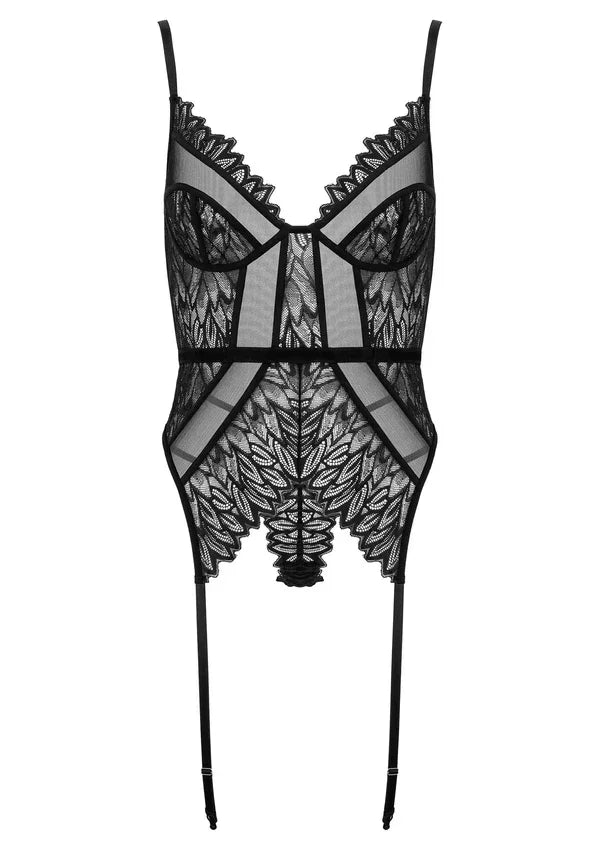 Bestel: Corset And Thong S/M CO102 by Kotek - bij Happytoys.nl, happytoys.be, Happytoys.ae: erotische sex webshop | liever Happy dan Easy ⭐⭐⭐⭐⭐