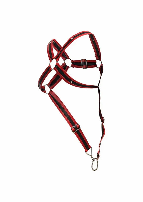 Bestel: DNGEON Cross Cockring Harness by MOB - bij Happytoys.nl, happytoys.be, Happytoys.ae: erotische sex webshop | liever Happy dan Easy βββββ