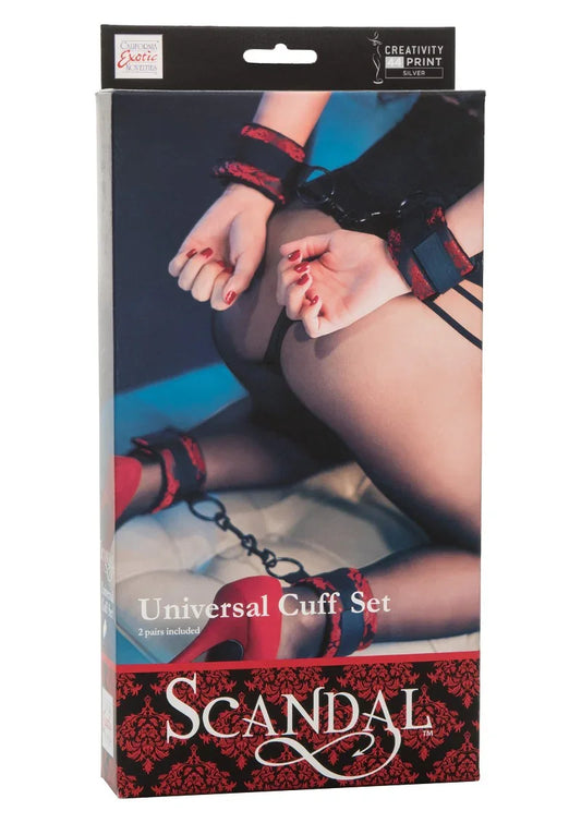 Scandal Universal Cuff Set by CalExotics - Happytoys Sexshop: Toys for Feeling Happy & Easy 😊 - Discreet geleverd