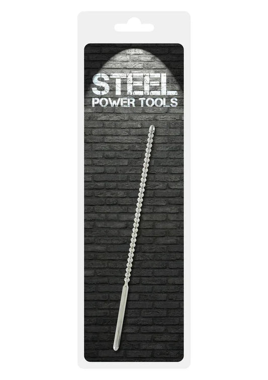 Dip Stick Ribbed 6 mm by Steel Power Tools - Happytoys Sexshop: online sex shop for Feeling Happy & Easy 😊 - Discreet geleverd
