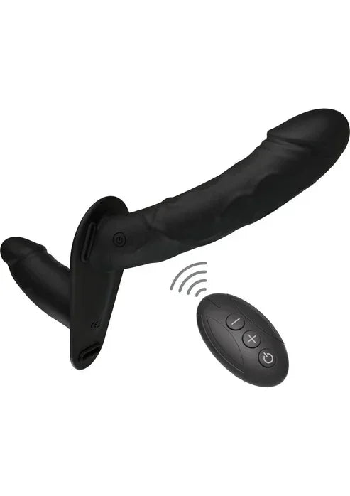 Bestel: Double Vibrating Pleasure Penis Strapon 14 cm by Hidden Desire - bij Happytoys.nl, happytoys.be, Happytoys.ae: erotische sex webshop | liever Happy dan Easy βββββ