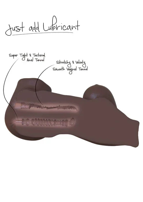 Ebony Fuck Goddess Mastubator 2.5 kg @ Hidden Desire - Happytoys Sexshop: online sex shop for Feeling Happy & Easy 😊 - Discreet geleverd