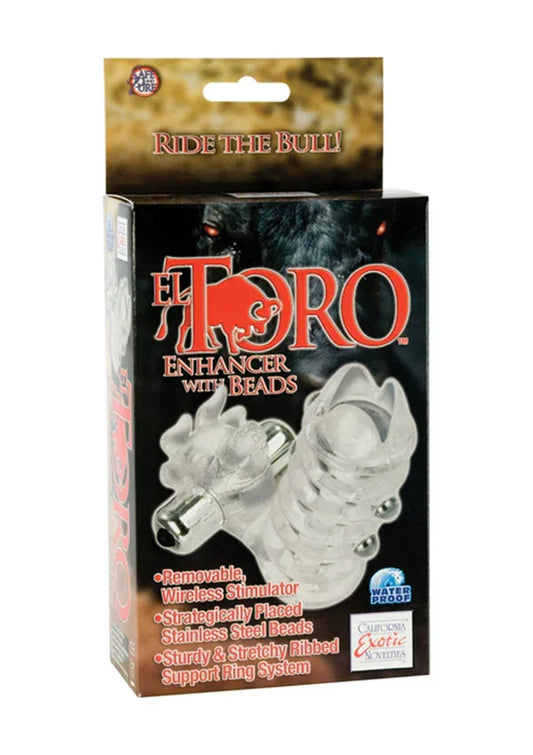 El Toro Enhancer with Beads by CalExotics - Happytoys Sexshop: Toys for Feeling Happy & Easy π - Discreet geleverd