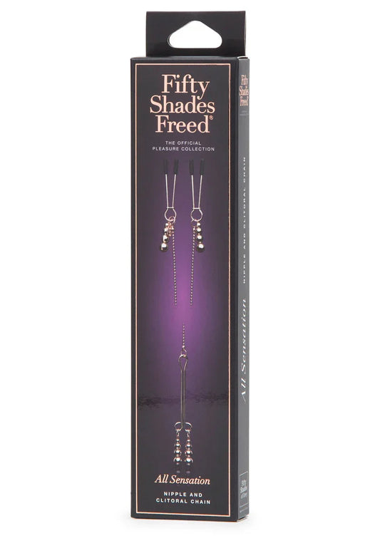 Freed All Sensation Nipple & Clitoral Chain Fifty Shades - Happytoys Sexshop: Toys for Feeling Happy & Easy 😊 - Discreet geleverd