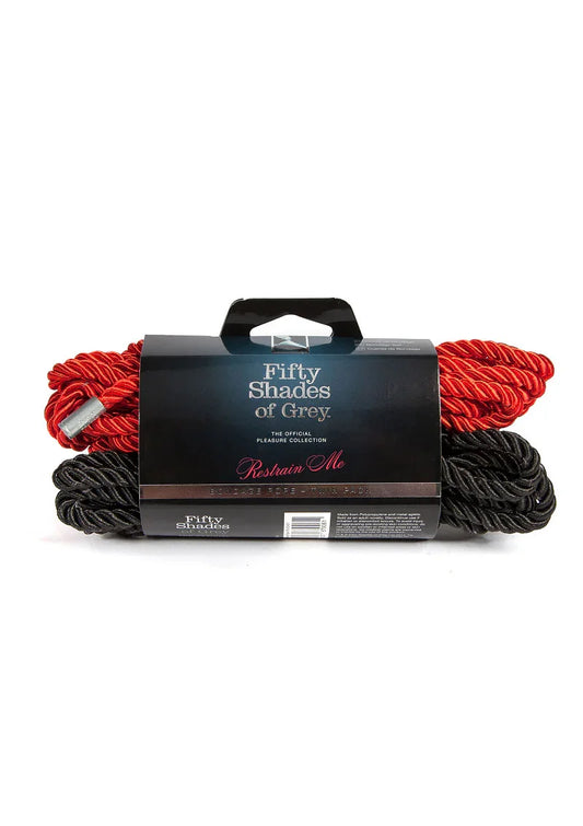 Restrain Me Bondage Rope Twin Pack by Fifty Shades of Grey - Happytoys Sexshop: online sex shop for Feeling Happy & Easy π - Discreet geleverd