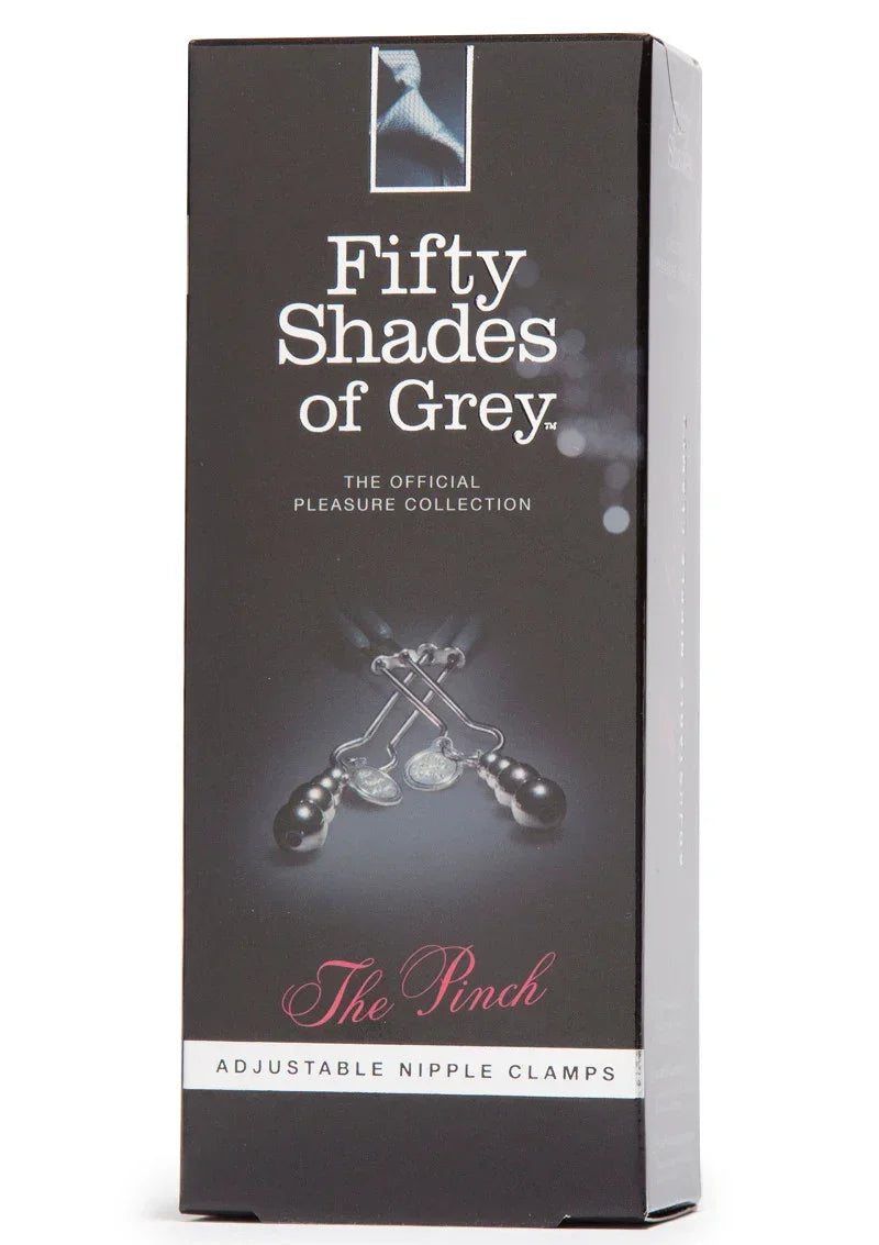Bestel: The Pinch Adjustable Nipple Clamps by Fifty Shades of Grey - bij Happytoys.nl, happytoys.be, Happytoys.ae: erotische sex webshop | liever Happy dan Easy βββββ