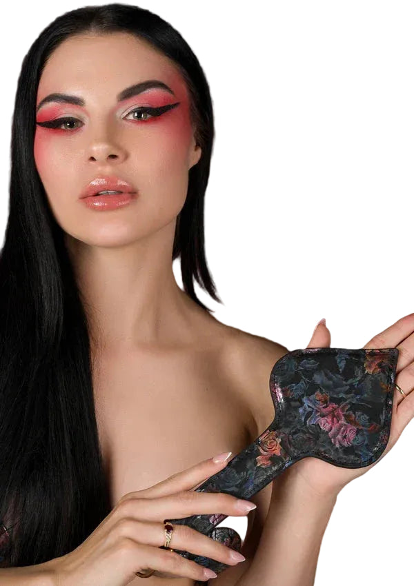 Bestel: Floral Jacquard Paddle by Geisha - bij Happytoys.nl, happytoys.be, Happytoys.ae: erotische sex webshop | liever Happy dan Easy βββββ