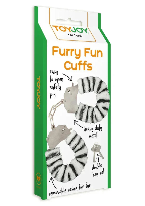 Bestel: Furry Fun Cuffs by ToyJoy - bij Happytoys.nl, happytoys.be, Happytoys.ae: erotische sex webshop | liever Happy dan Easy ⭐⭐⭐⭐⭐