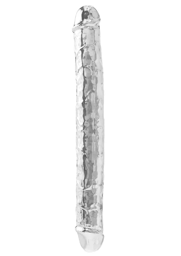 Bestel: Get Real Clear Double Dong 13' by ToyJoy - bij Happytoys.nl, happytoys.be, Happytoys.ae: erotische sex webshop | liever Happy dan Easy ⭐⭐⭐⭐⭐