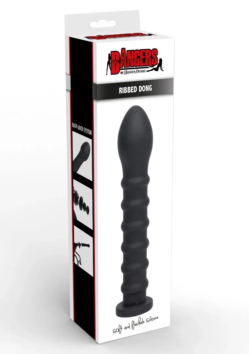 Bestel: Bangers Fuck Machines Ribbed Dong Easy - Lock 19 cm by Hidden Desire - bij Happytoys.nl, happytoys.be, Happytoys.ae: erotische sex webshop | liever Happy dan Easy βββββ