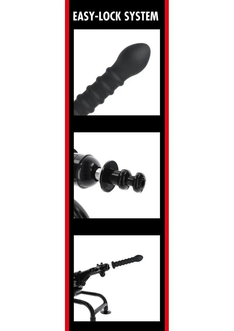 Bestel: Bangers Fuck Machines Ribbed Dong Easy - Lock 19 cm by Hidden Desire - bij Happytoys.nl, happytoys.be, Happytoys.ae: erotische sex webshop | liever Happy dan Easy βββββ