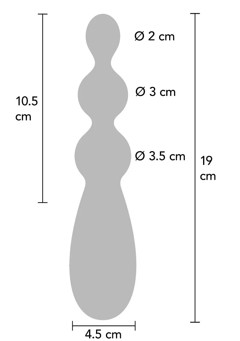 Extreme Triple Thrill Anal Vibrator by Hidden Desire - Happytoys Sexshop: Toys for Feeling Happy & Easy 😊 - Discreet geleverd