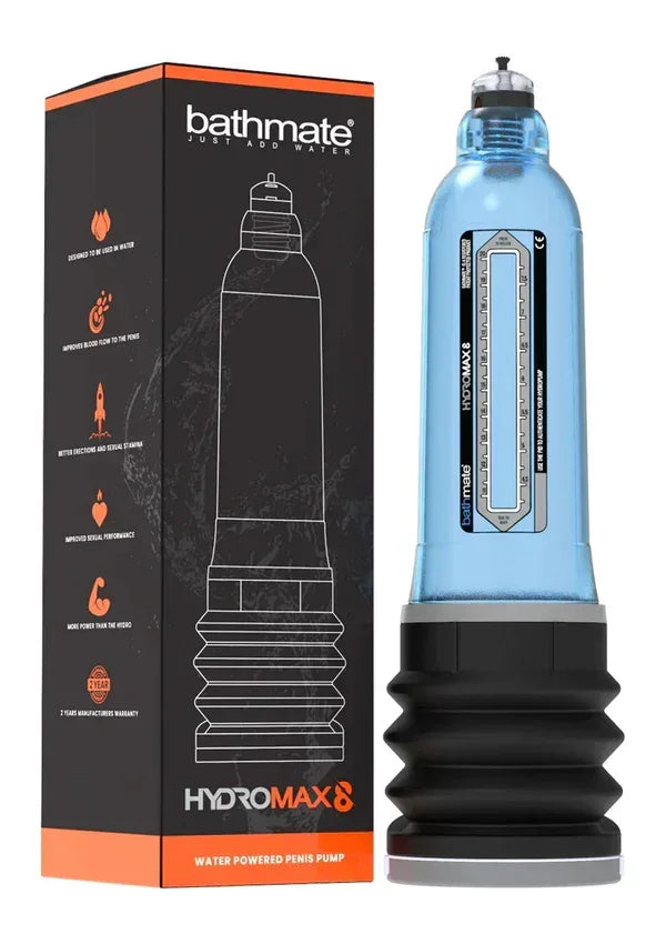 HydroMax8bluebyBathmate2 @ Happytoys Sexshop: online sex shop for Feeling Happy & Easy 😊 the erotic store owned by a woman