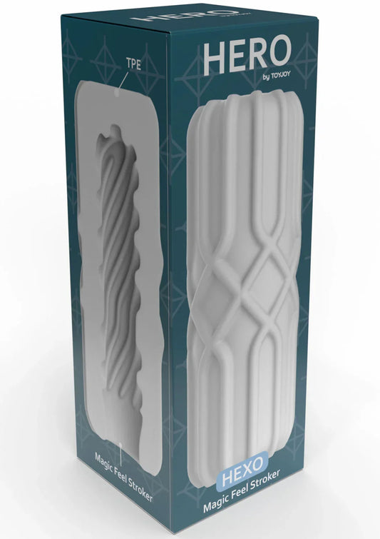 Large Masturbator Hexo by ToyJoy - Happytoys Sexshop: online sex shop for Feeling Happy & Easy 😊 - Discreet geleverd