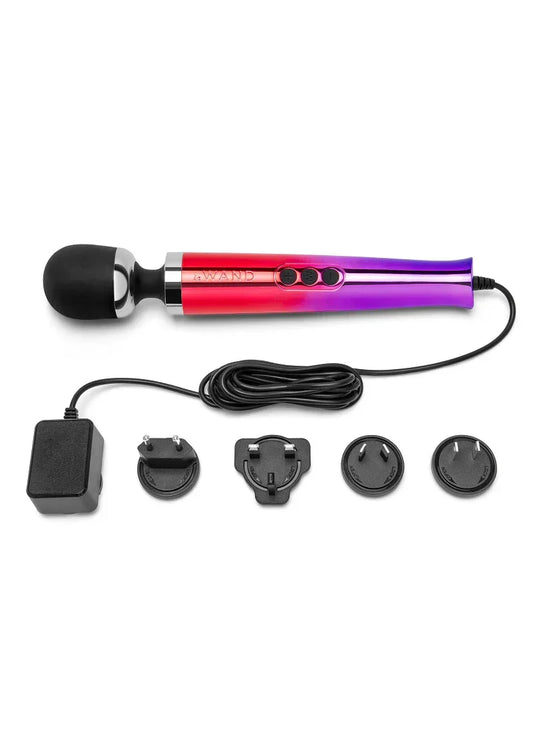 Le Wand Die Cast Plug-In Vibrating Massager (multicolour) - Happytoys Sexshop: online sex shop for Feeling Happy & Easy 😊 - Discreet geleverd