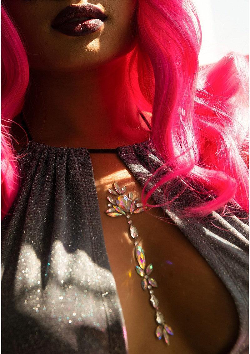 Leg Avenue Jade body jewels sticker - Happytoys Sexshop: Toys for Feeling Happy & Easy 😊 - Discreet geleverd