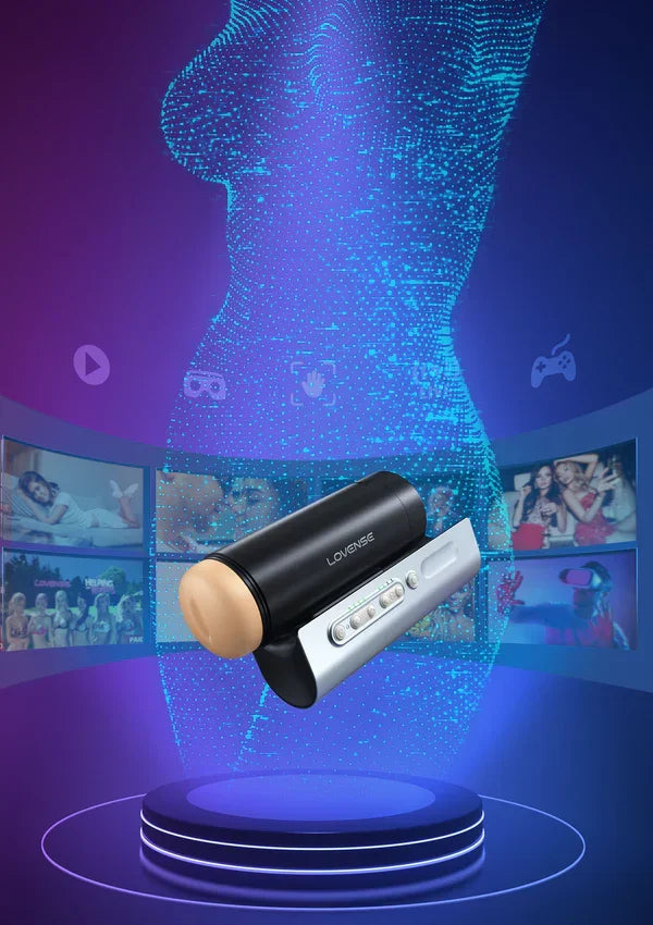 Solace Pro Masturbator by Lovesense - Happytoys Sexshop: online sex shop for Feeling Happy & Easy 😊 - Discreet geleverd