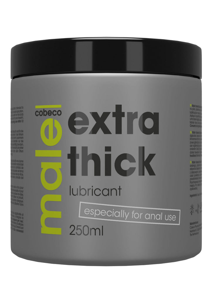 Bestel: Male Extra Thick Lubricant 250 ml by Cobeco - bij Happytoys.nl, happytoys.be, Happytoys.ae: erotische sex webshop | liever Happy dan Easy ⭐⭐⭐⭐⭐