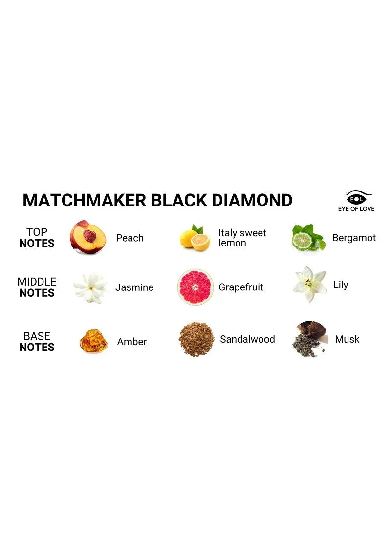 Matchmaker BlackDiamond Attract Them 30ml - Happytoys Sexshop: Toys for Feeling Happy & Easy 😊 - Discreet geleverd