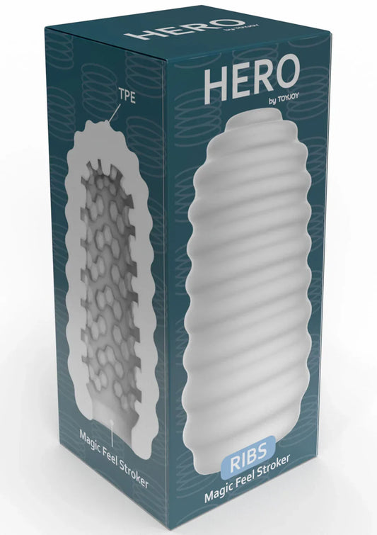 Medium Masturbator Ribs by ToyJoy - Happytoys Sexshop: online sex shop for Feeling Happy & Easy 😊 - Discreet geleverd