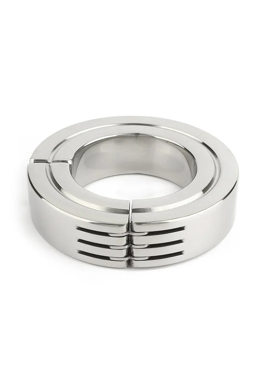 Hinged Magnetic Cockring 40mm by Mr. Steel - Happytoys Sexshop: online sex shop for Feeling Happy & Easy π - Discreet geleverd