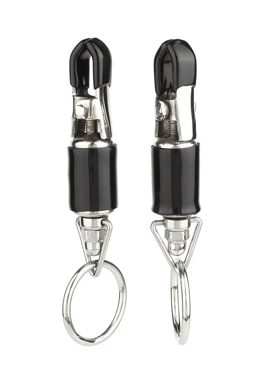 Mr.SteelBarrelTitClampsWithRing2 @ Happytoys Sexshop: online sex shop for Feeling Happy & Easy π the erotic store owned by a woman