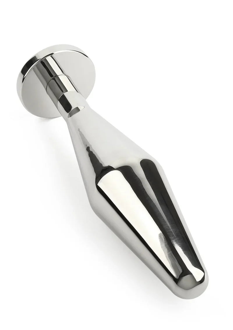 Bestel: Mr. Steel Classic Butt Plug Large - bij Happytoys.nl, happytoys.be, Happytoys.ae: erotische sex webshop | liever Happy dan Easy βββββ