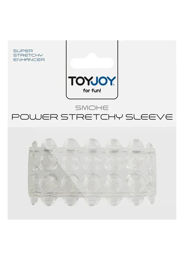 Bestel: Power Stretchy Sleeve Blue by ToyJoy - bij Happytoys.nl, happytoys.be, Happytoys.ae: erotische sex webshop | liever Happy dan Easy ⭐⭐⭐⭐⭐