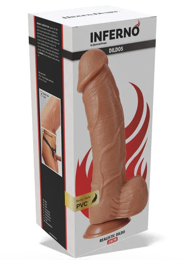 Bestel: Realistic Dildo PVC 28 cm by Hidden Desire - bij Happytoys.nl, happytoys.be, Happytoys.ae: erotische sex webshop | liever Happy dan Easy βββββ