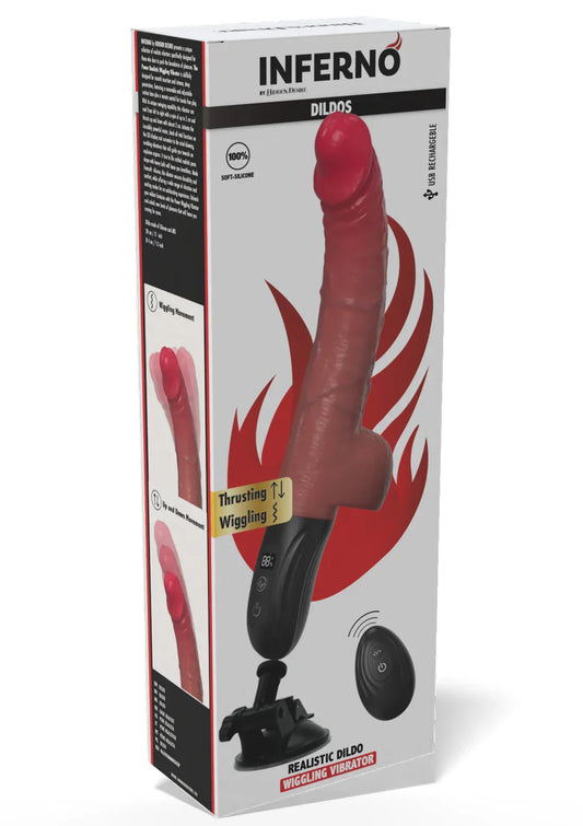 Realistic Thrusting and Wiggling Vibrator by Hidden Desire - Happytoys Sexshop: Toys for Feeling Happy & Easy π - Discreet geleverd