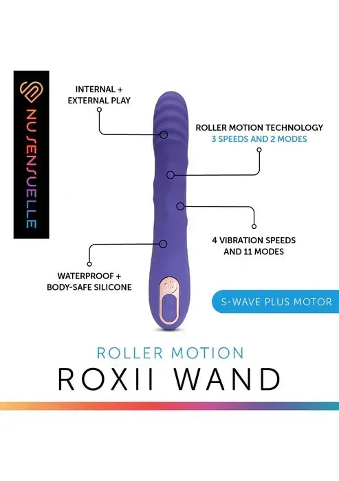 RoxiiRollerMotionWandbyNuSensuelle9 @ Happytoys Sexshop: online sex shop for Feeling Happy & Easy 😊 the erotic store owned by a woman