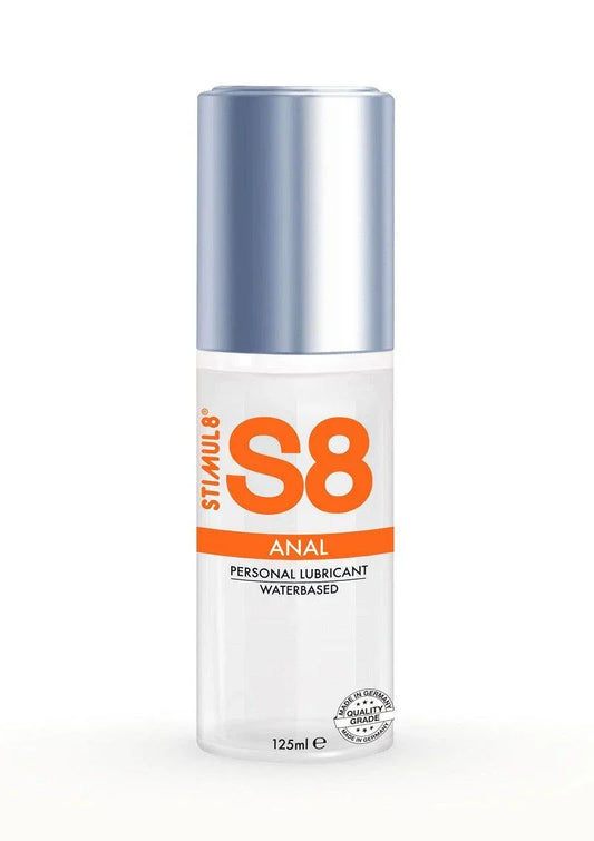 S8 Waterbased Anal Lube 125ml Anaal Glijmiddel - Happytoys Sexshop: Toys for Feeling Happy & Easy 😊 - Discreet geleverd