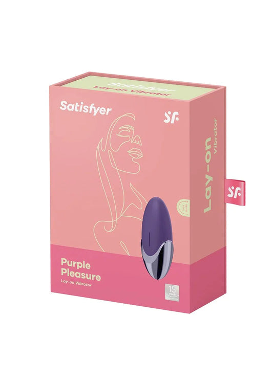 Purple Pleasure vibrator by Satisfyer - Happytoys Sexshop: Toys for Feeling Happy & Easy 😊 - Discreet geleverd
