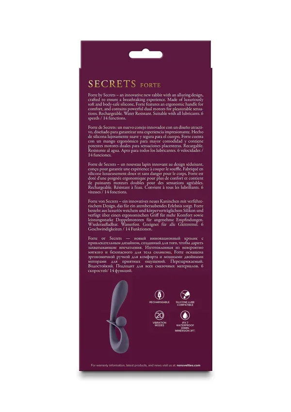 Secrets Forte by NS Royalties - Happytoys Sexshop: online sex shop for Feeling Happy & Easy 😊 - Discreet geleverd